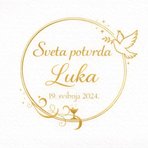 Naljepnica – Sveta potvrda (Krizma)