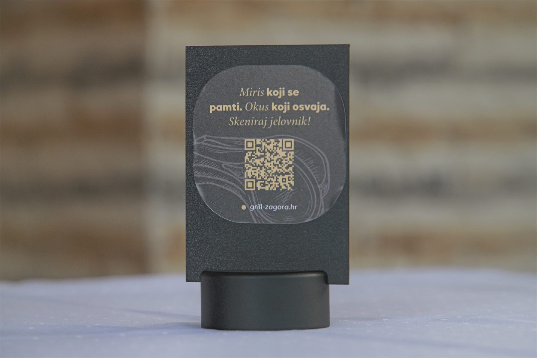 QR naljepnica za jelovnik KaPeLa Grill & Bar