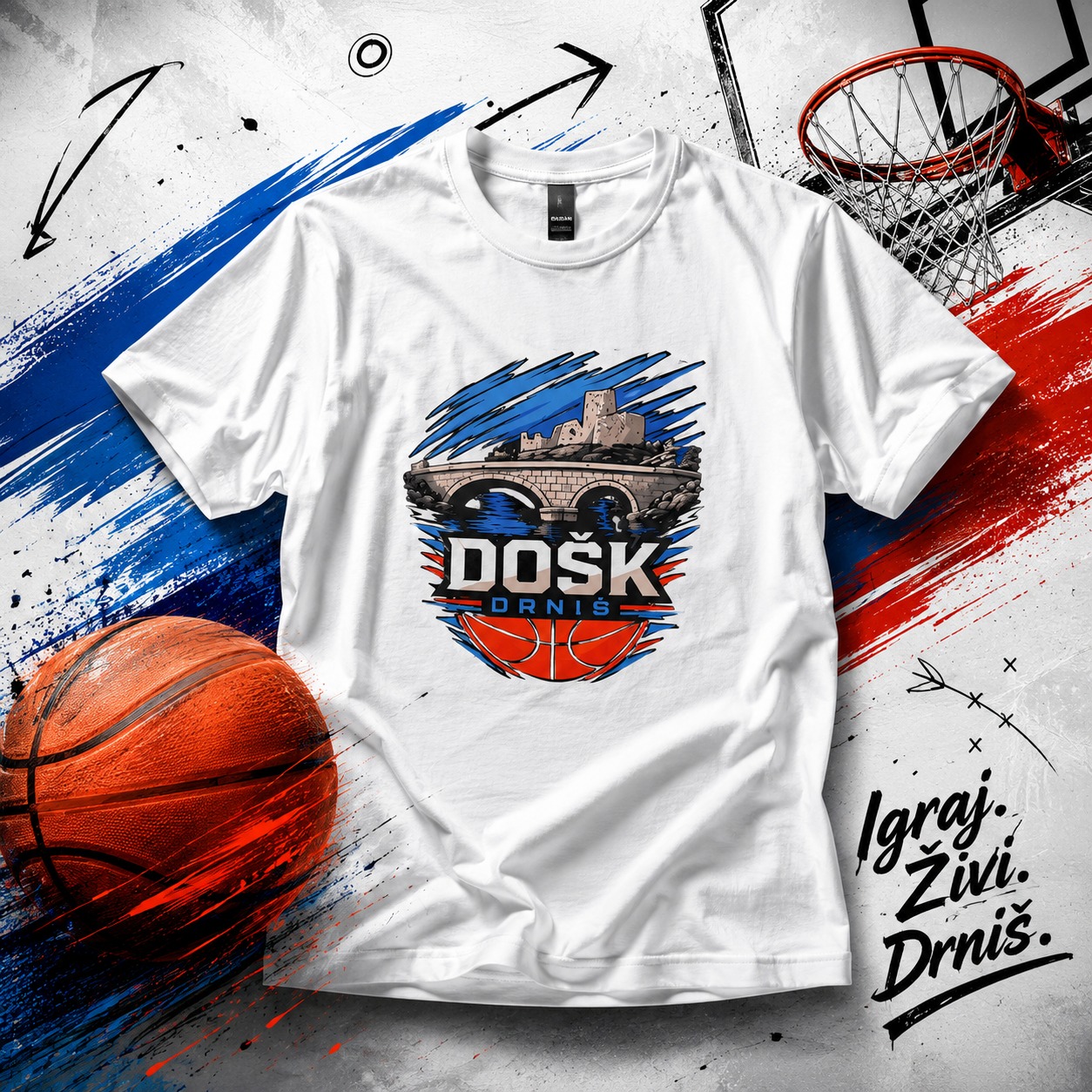 Tisak tekstila KK DOŠK Drniš