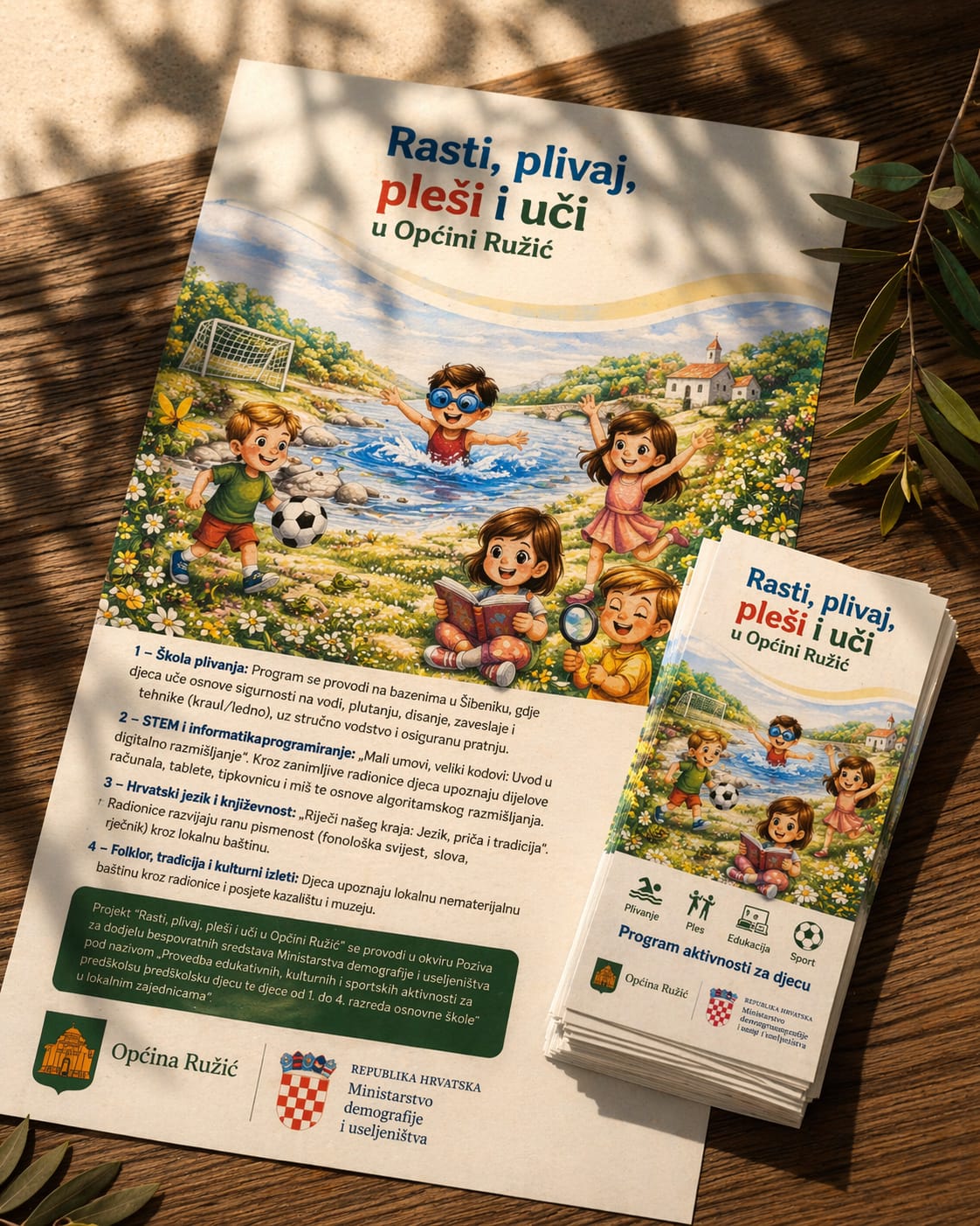 Opcina Ruzic javni projekt promotivnih materijala